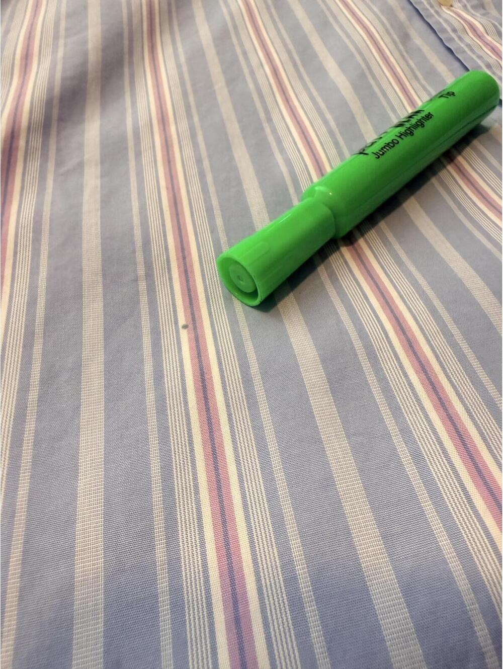 Vintage Polo Golf Ralph Lauren Westerton Striped Two-Ply Cotton Shirt Mens - Picture 5 of 10